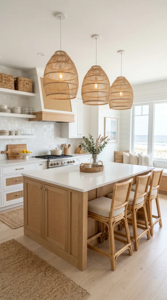 Add Woven and Rattan Accents