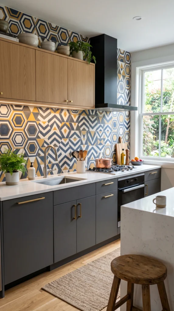 Add a Statement Backsplash