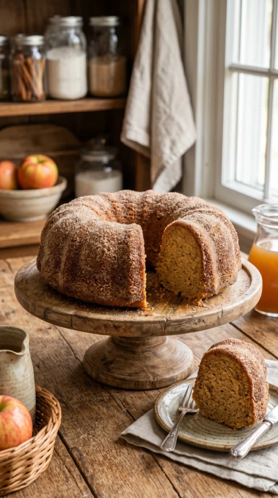 Apple Cider Donut Cake