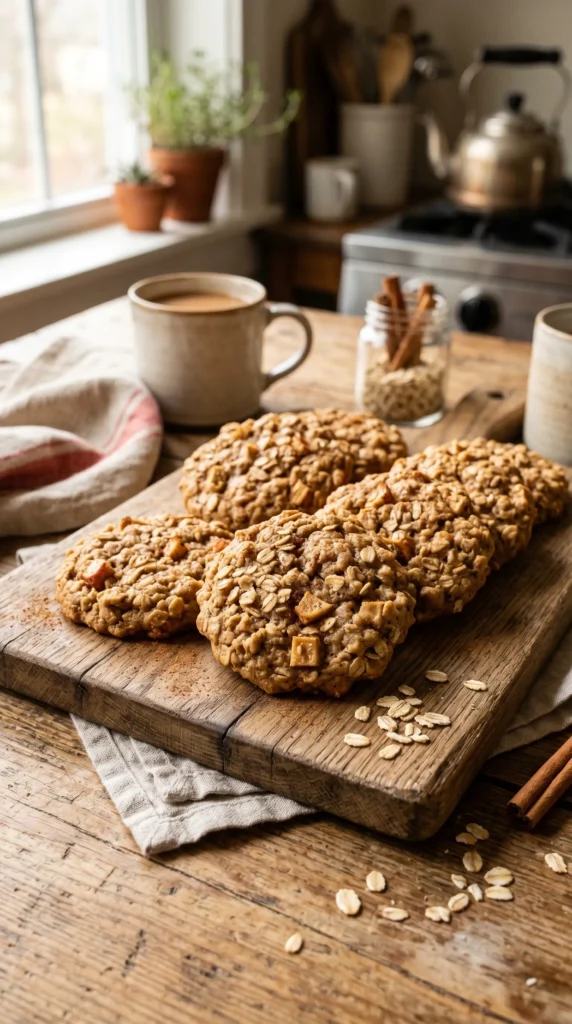 Apple Cinnamon Oatmeal Cookies