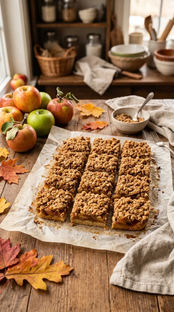 Apple Crisp Bars