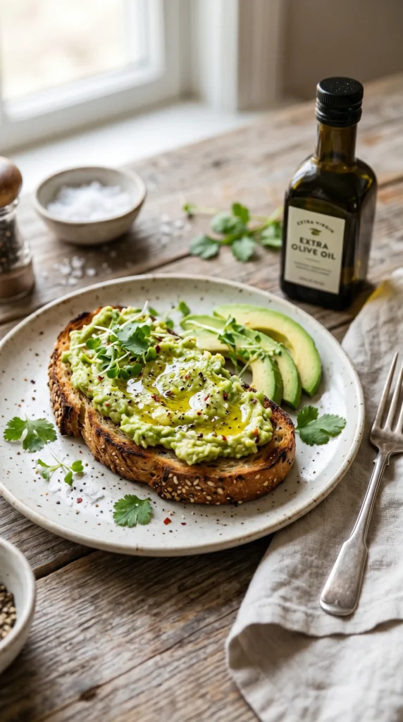 Avocado Olive Oil Toast