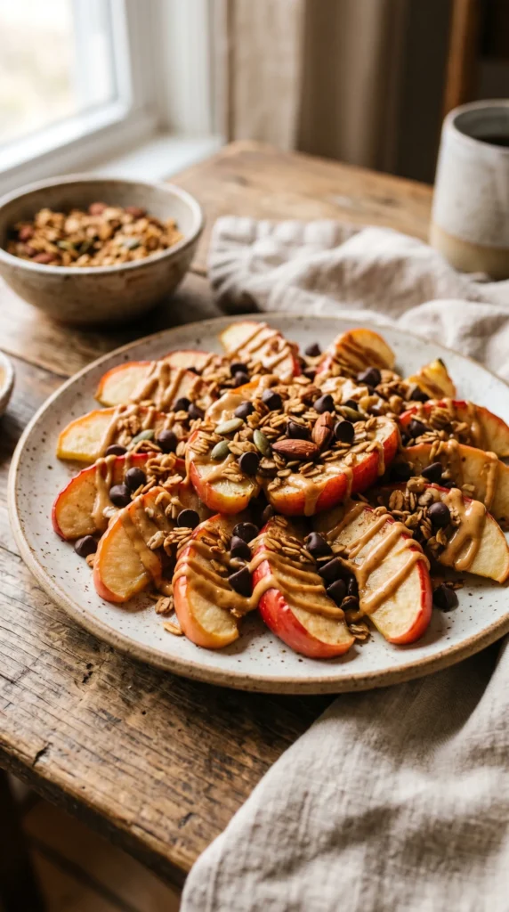 Baked Apple Nachos