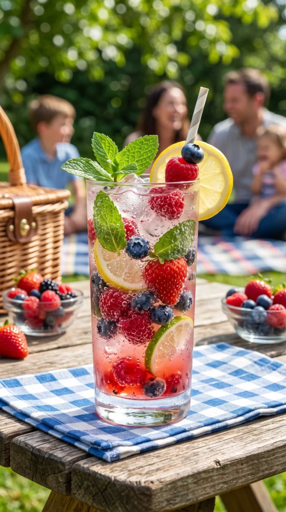Berry Fizz Mocktail