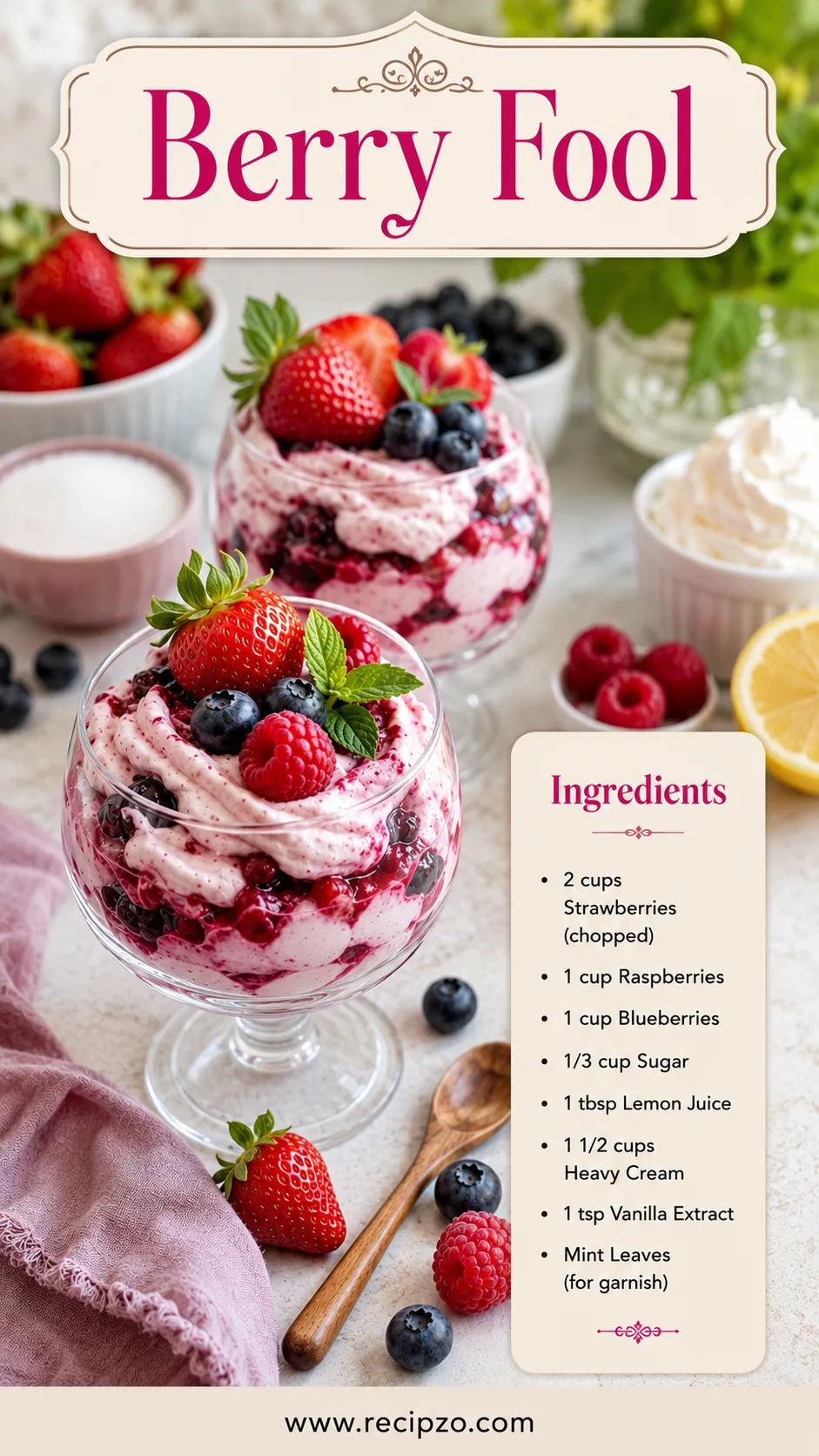 Berry Fool Summer Recipe