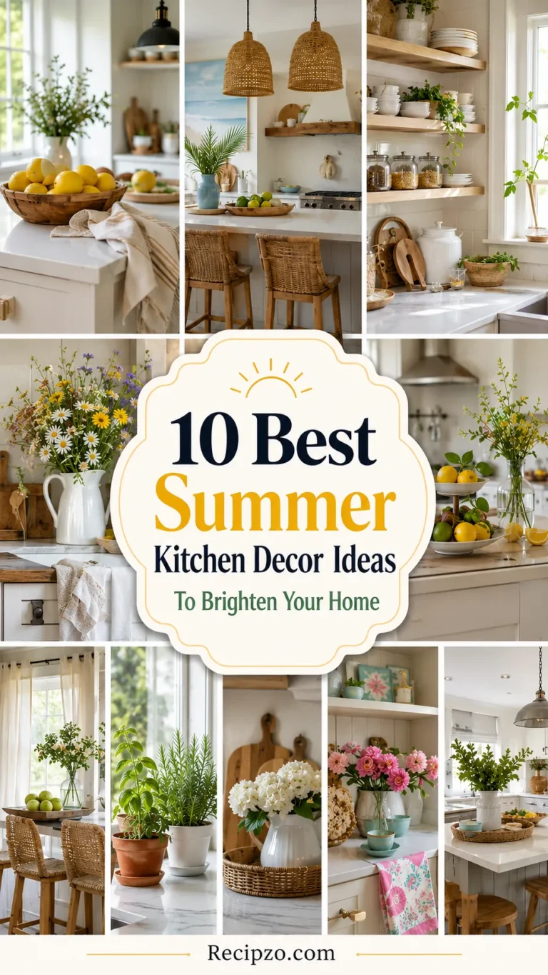 Best Summer Kitchen Decor Ideas to Brighten Your Home