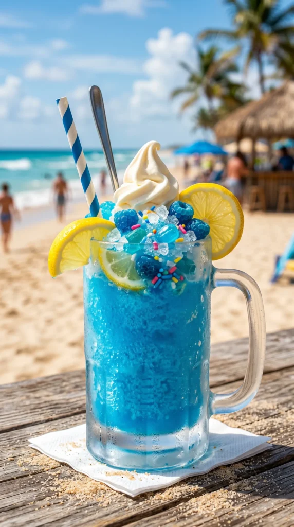 Blue Raspberry Lemon Freeze Float