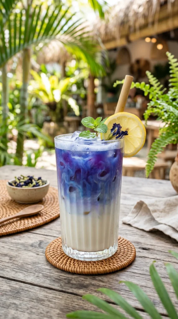 Butterfly Pea Coconut Latte