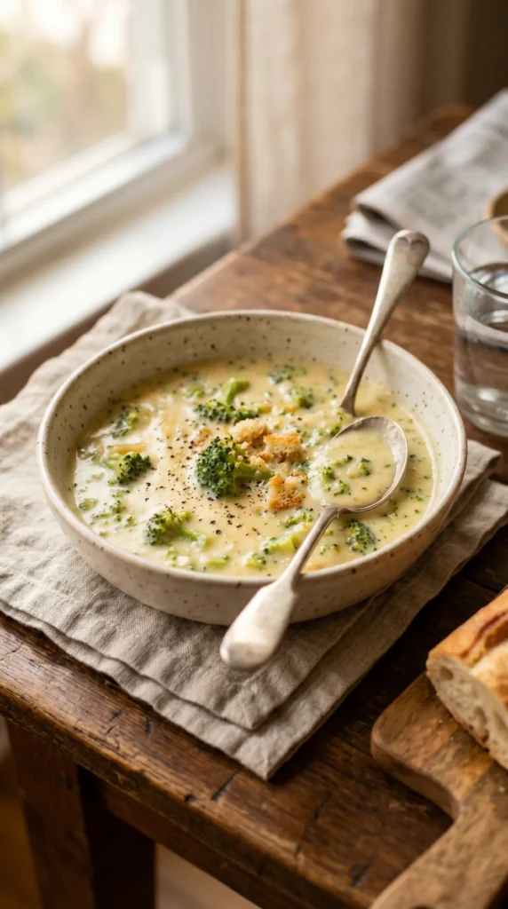 Cheesy Broccoli Soup