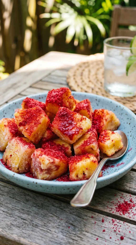 Cherry Frozen Pineapple Chunks