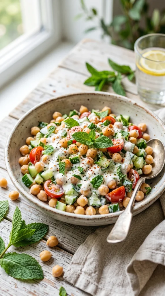 Chickpea Probiotic Salad