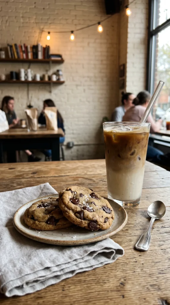 Chocolate Chip Iced Cookies
