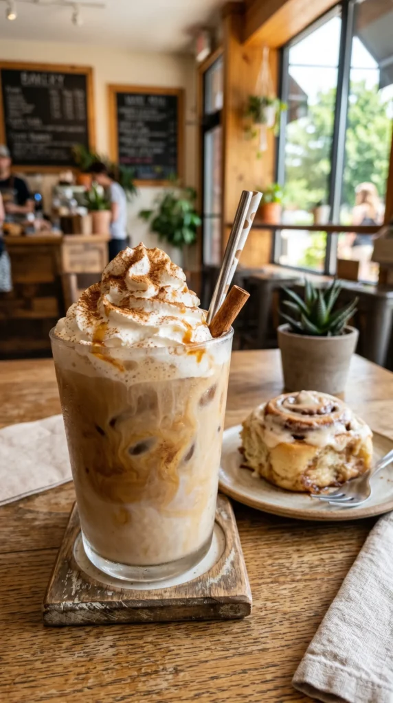 Cinnamon Roll Iced Latte