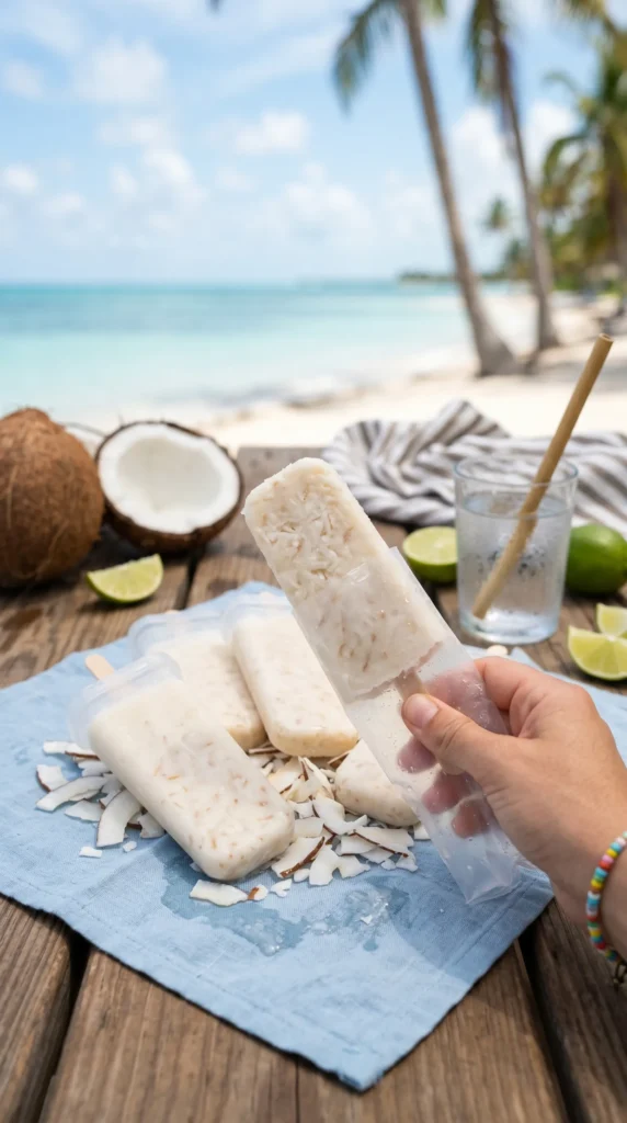 Coconut Cream Ice Pops