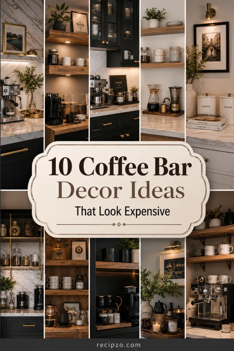 Coffee Bar Decor Ideas That Look Expensive