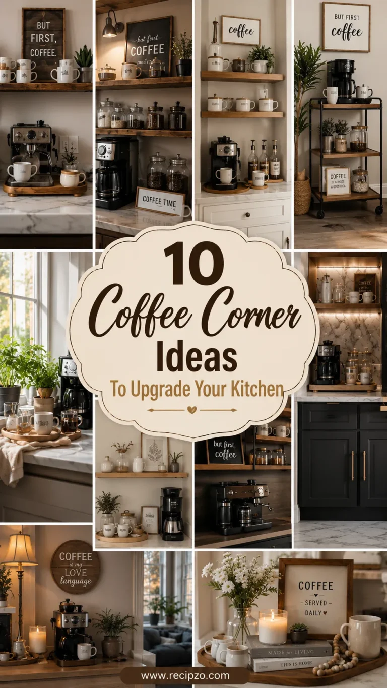 Coffee Corner Ideas to Upgrade Your Kitchen