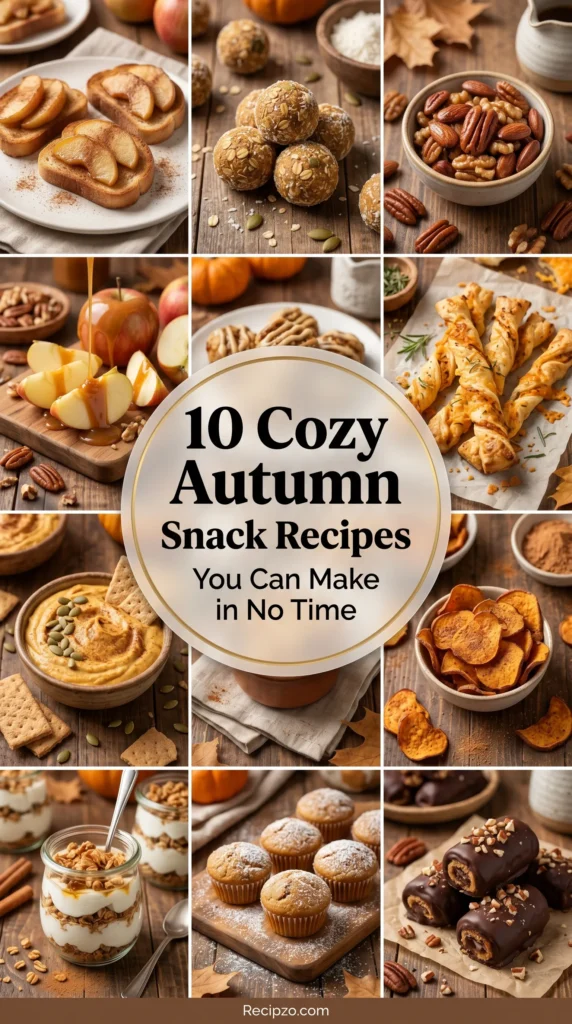 Cozy Autumn Snack Recipes You Can Make in No Time