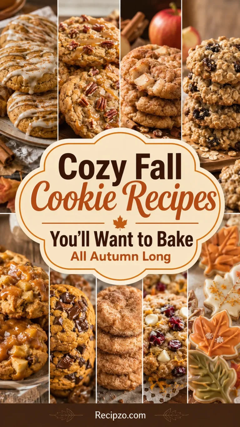 Cozy Fall Cookie Recipes You’ll Want to Bake All Autumn Long