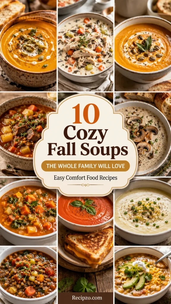 Cozy Fall Soups the Whole Family Will Love Easy Comfort Food Recipes