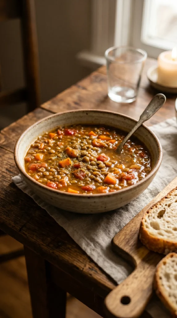 Cozy Lentil Vegetable Soup
