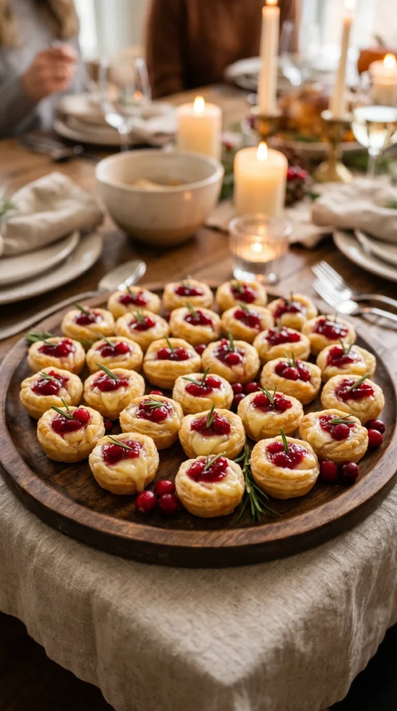 Cranberry Brie Bites