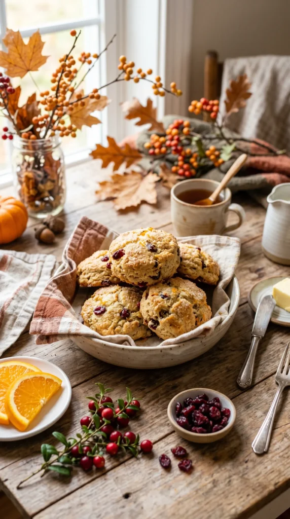 Cranberry Orange Scones