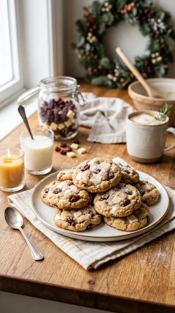 Cranberry White Chocolate Cookies