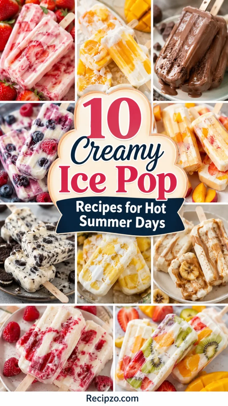 Creamy Ice Pop Recipes for Hot Summer Days