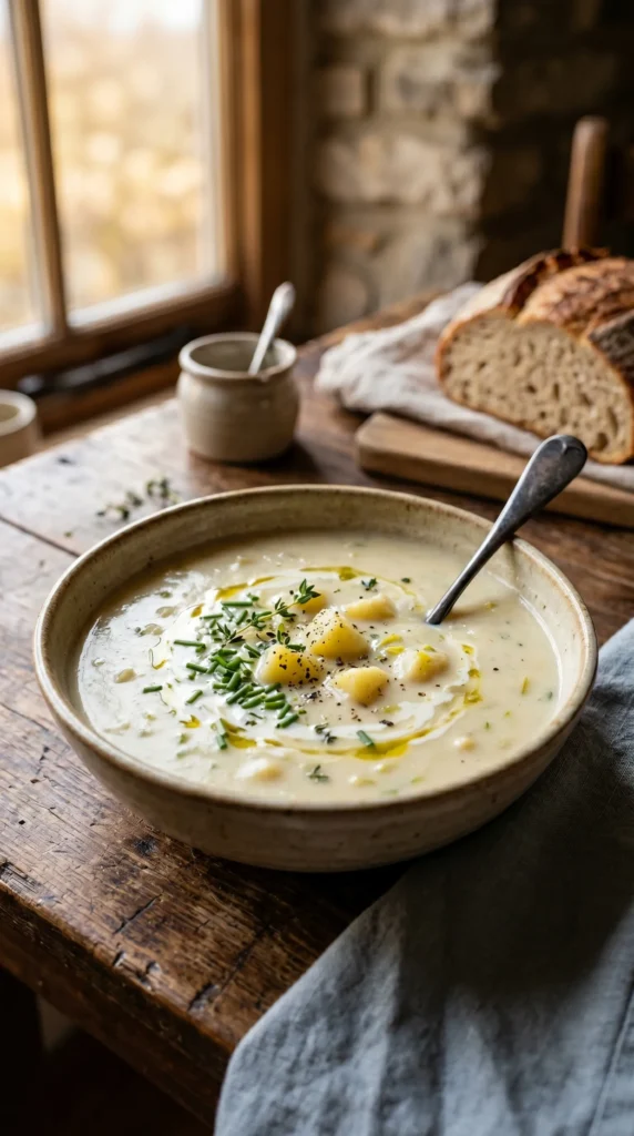 Creamy Potato Leek Soup