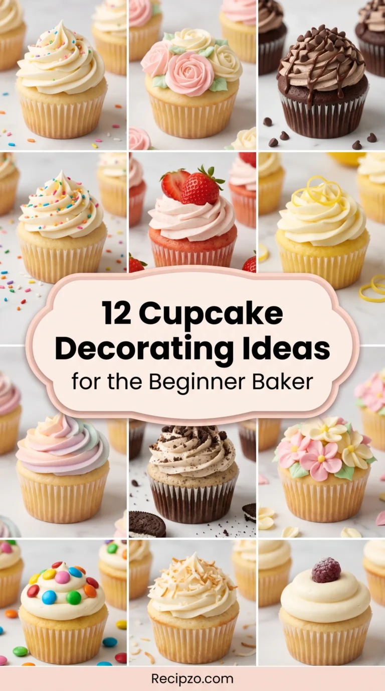 Cupcake Decorating Ideas for the Beginner Baker