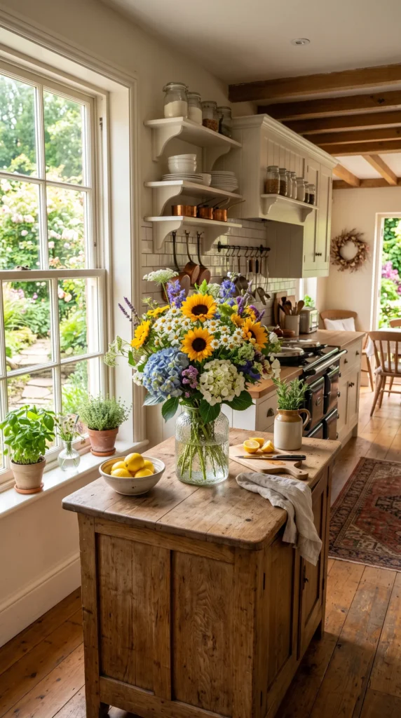 Decorate with Fresh Seasonal Flowers