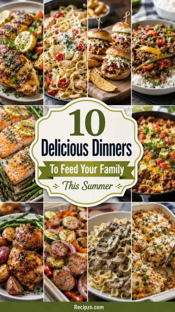 Delicious Dinners to Feed Your Family This Summer