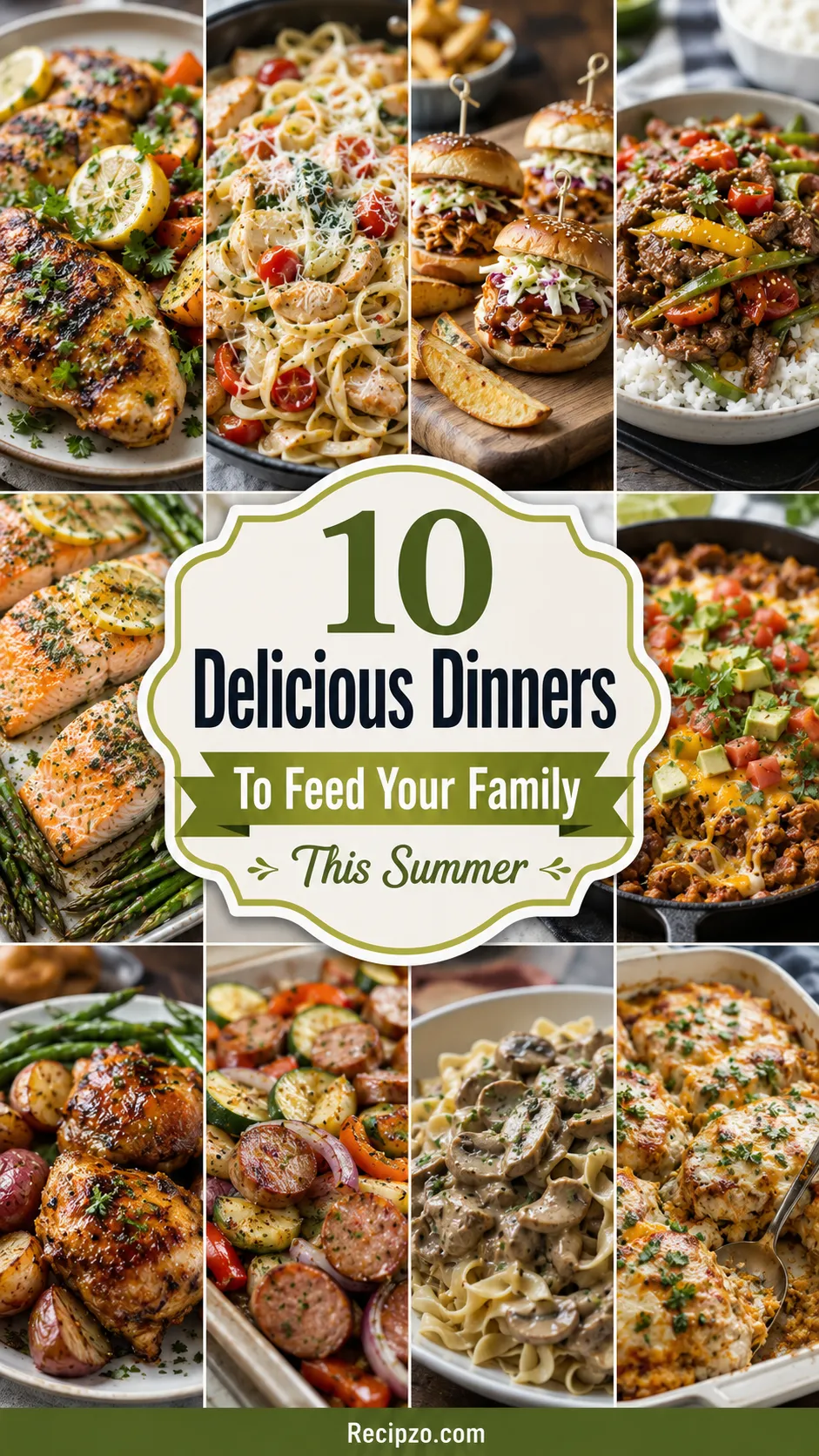 Delicious Dinners to Feed Your Family This Summer