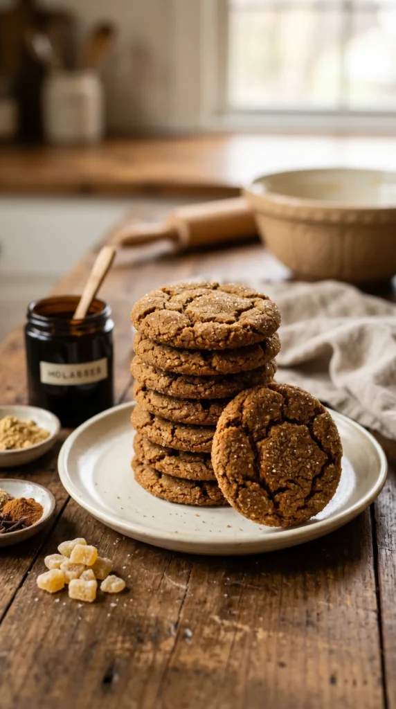 Ginger Molasses Cookies