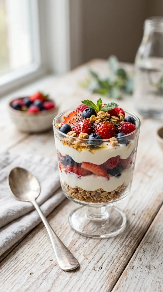 Greek Yogurt Berry Protein Parfait