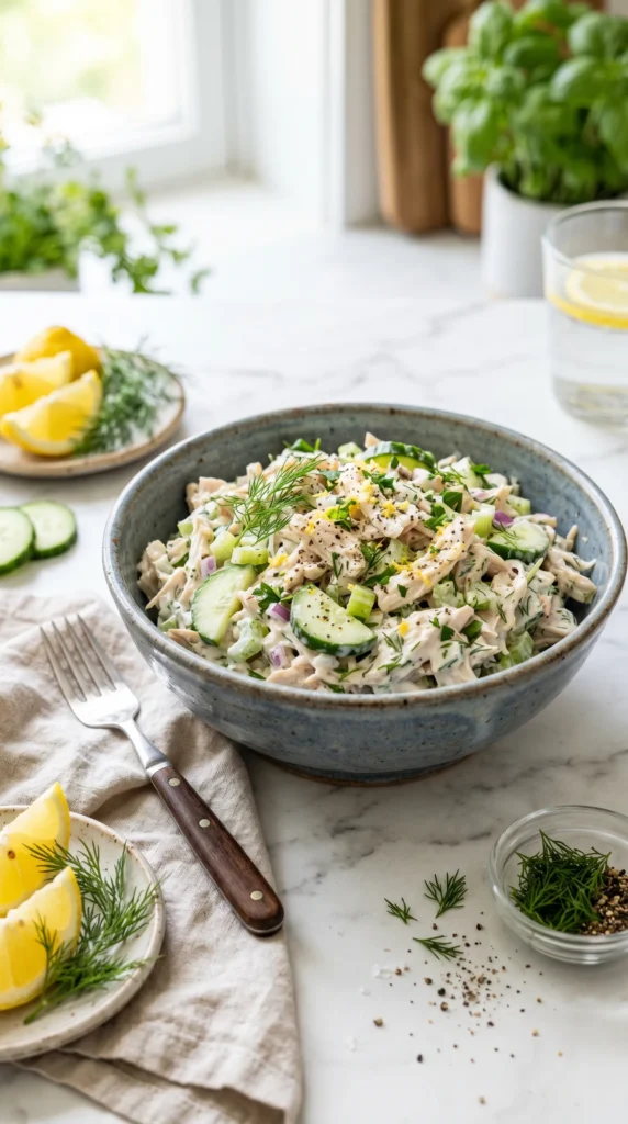 Greek Yogurt Chicken Salad Bowl