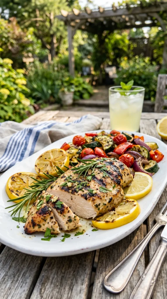 Grilled Lemon Herb Chicken