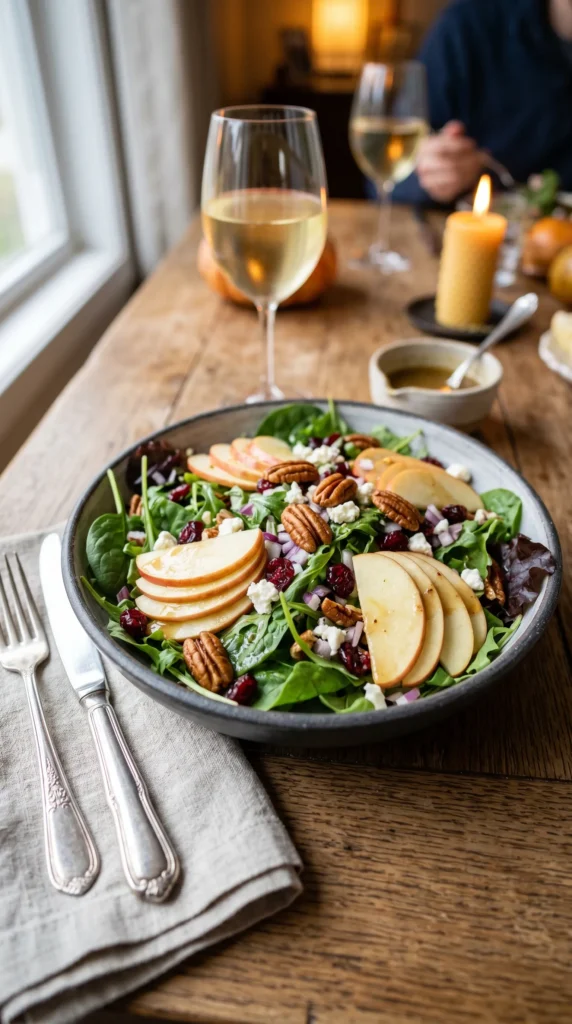 Harvest Salad with Apples and Pecans