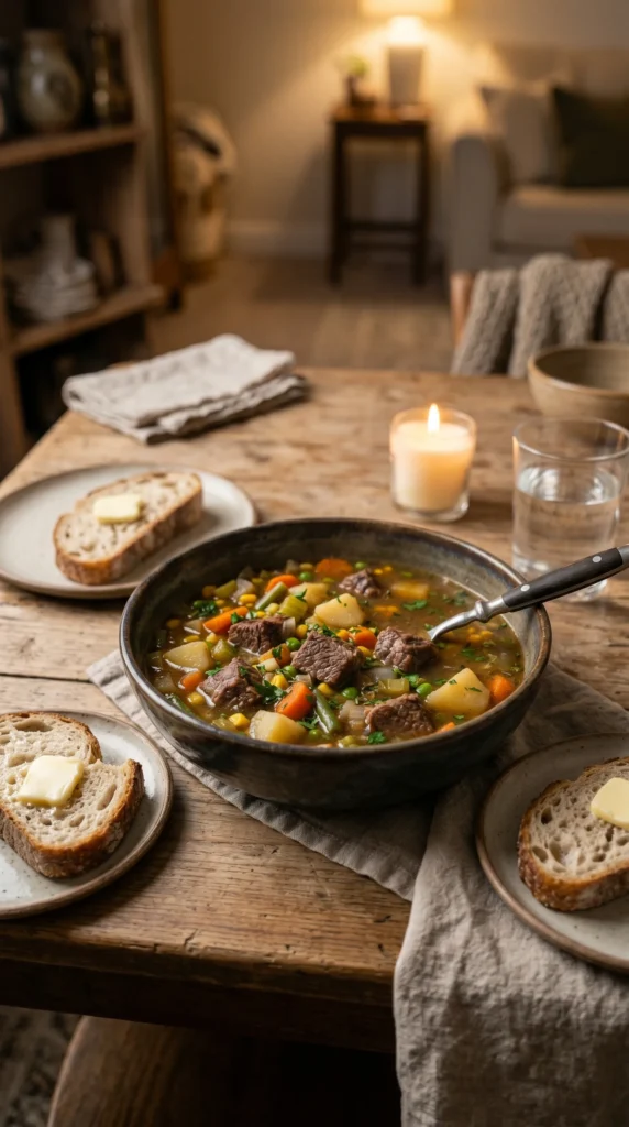Hearty Beef Vegetable Soup