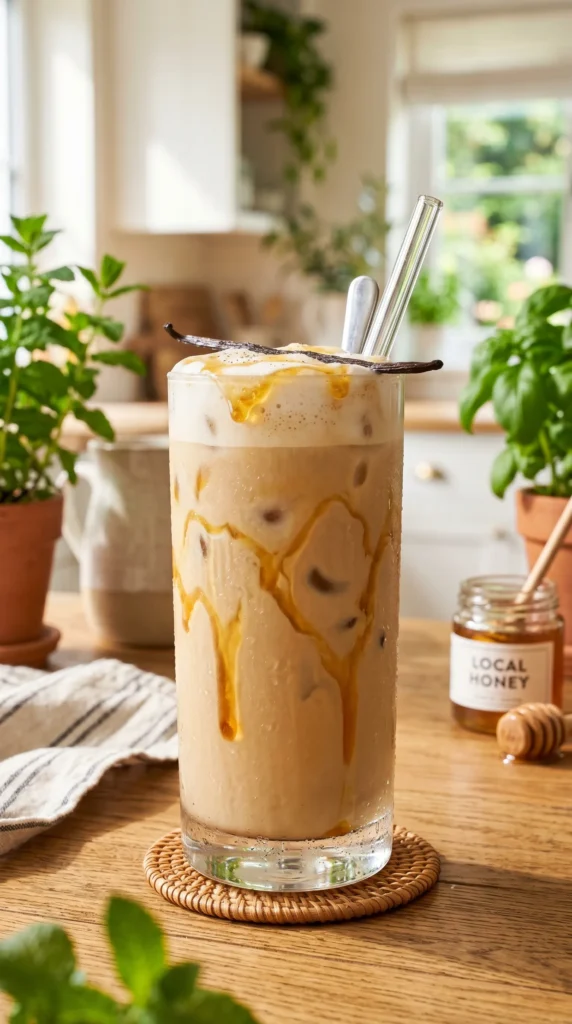 Honey Vanilla Latte Cooler