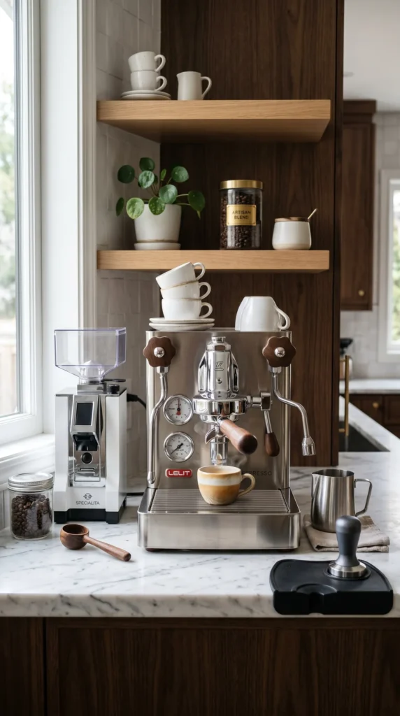 Include a Small Espresso Machine or Coffee Maker