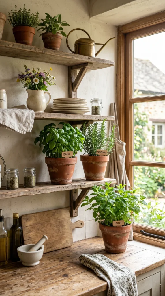 Incorporate Small Potted Herbs