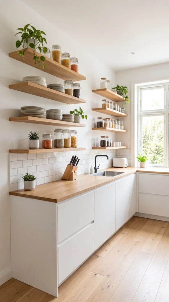 Install Open Shelving