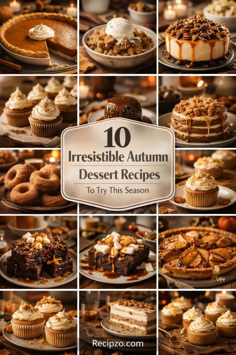 Irresistible Autumn Dessert Recipes to Try This Season