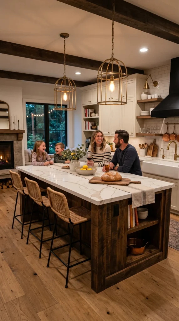 Large Farmhouse Kitchen Island