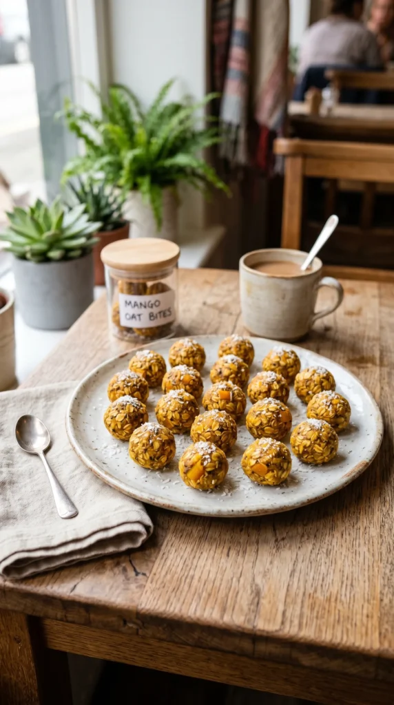 Mango Oat Energy Bites