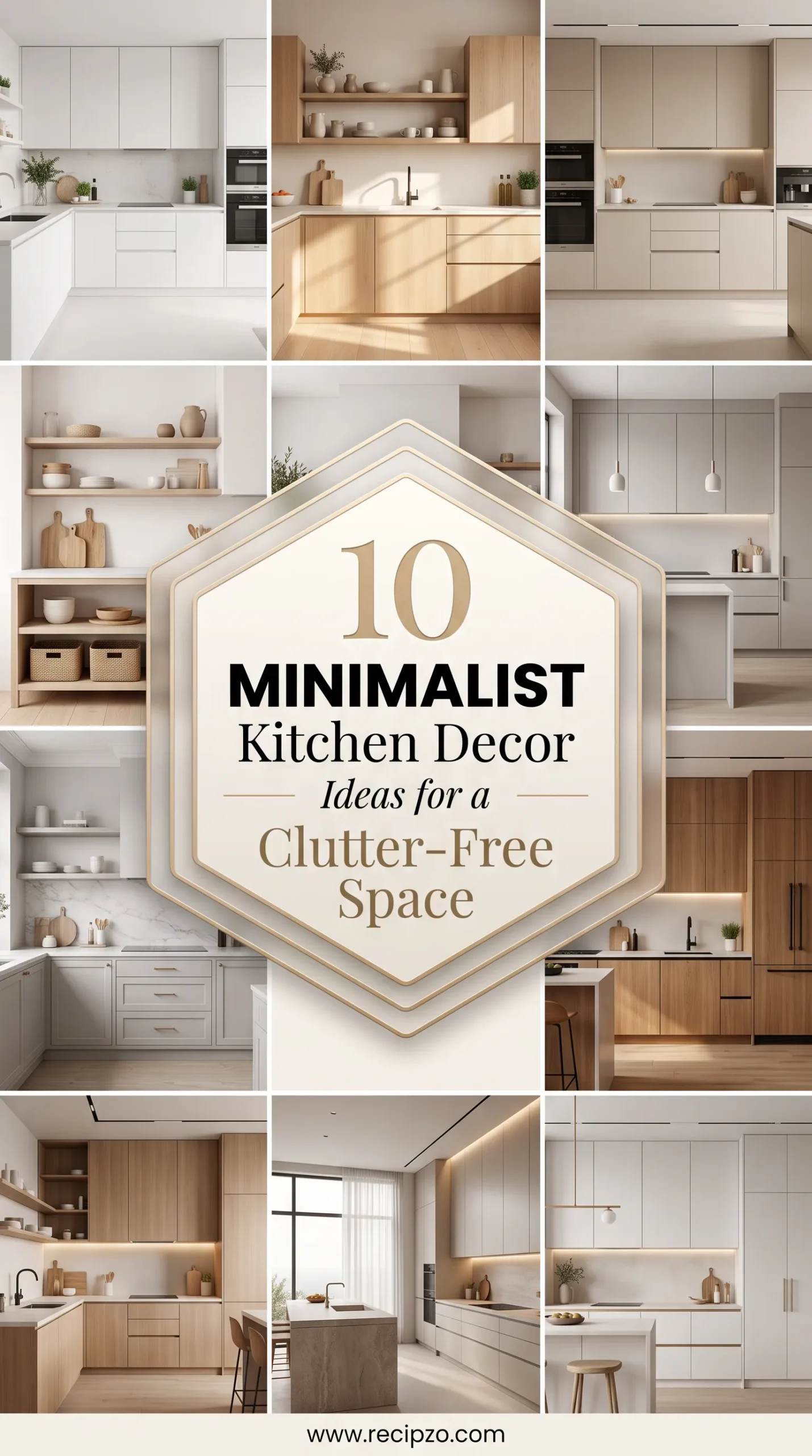 Minimalist Kitchen Decor Ideas for a Clutter-Free Space