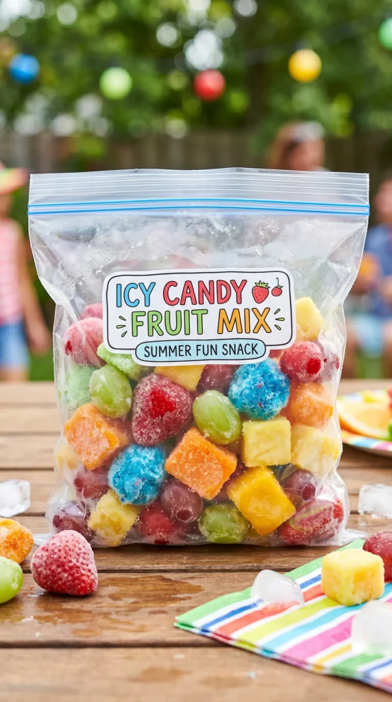 Mixed Candy Fruit Freezer Bag 