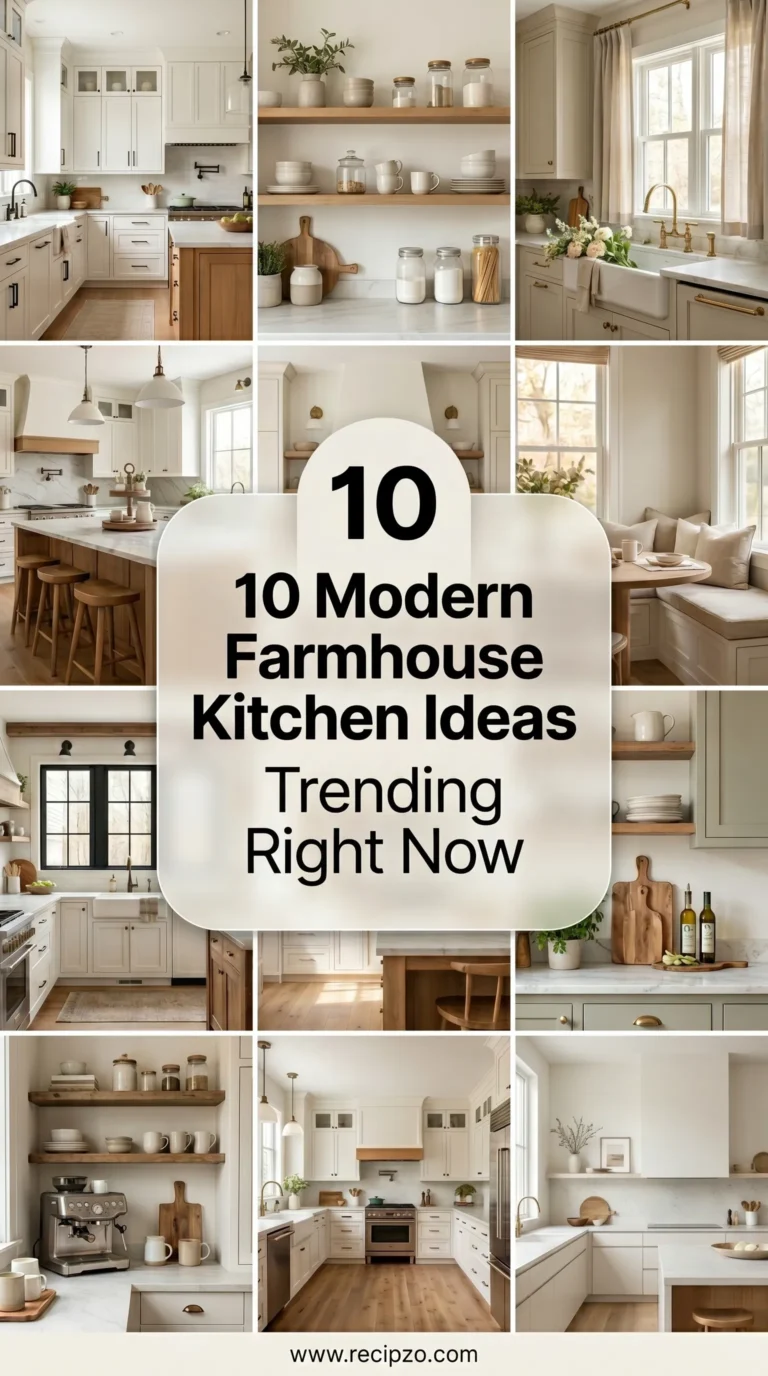 Modern Farmhouse Kitchen Ideas Trending Right Now