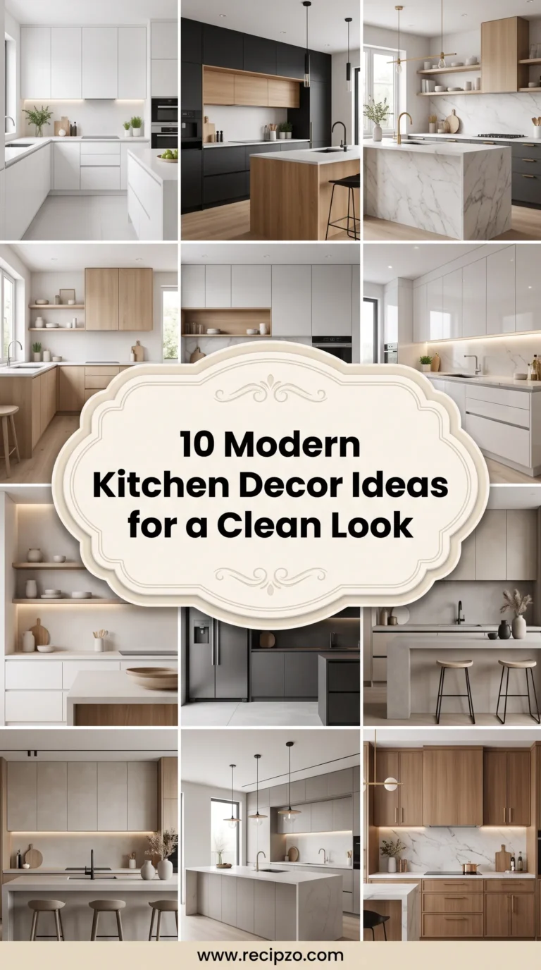 Modern Kitchen Decor Ideas for a Clean Look